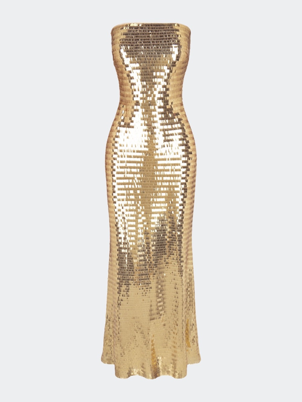 Simon Miller Sculpty Strapless Sequin Maxi Dress SIze 8